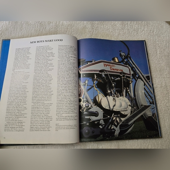Harley-Davidson 1994 The Making Of A Cult By Peter Henshaw Coffee Table Book - Picture 6 of 10